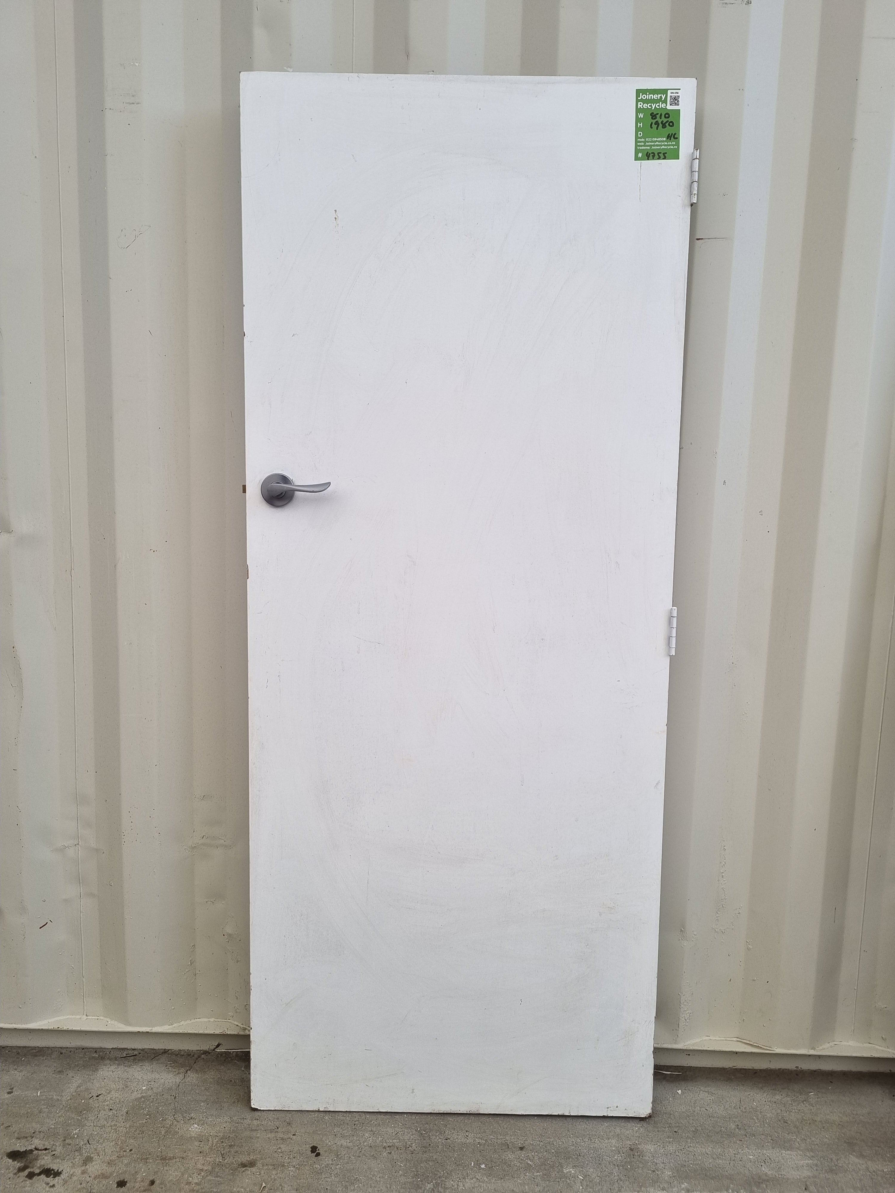 Internal Wooden Door  810  W  x  1980 H  [#4755 SF] Joinery Recycle