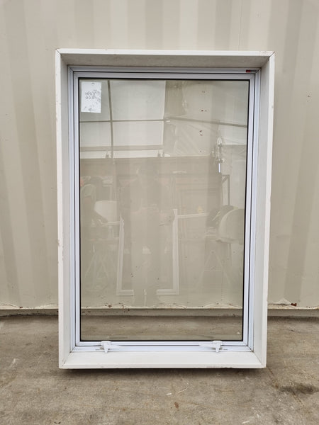 Aluminium Window White 800 W  x 1200  H  [#4762 SF] Joinery Recycle