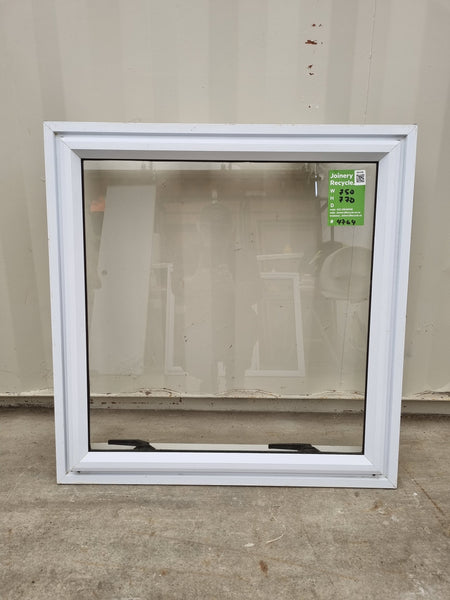 Aluminium Window White  750 W  x  770 H  [#4764 SF] Joinery Recycle