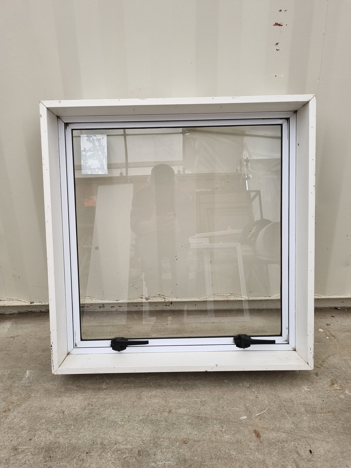 Aluminium Window White  750 W  x  770 H  [#4764 SF] Joinery Recycle