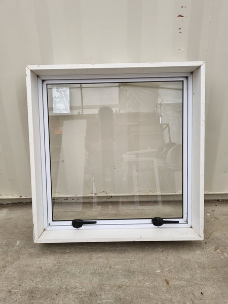 Aluminium Window White  750 W  x  770 H  [#4764 SF] Joinery Recycle