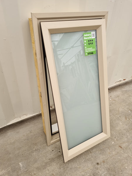 Aluminium Window Beige  400 W  x  790 H [#4766 SF] Joinery Recycle