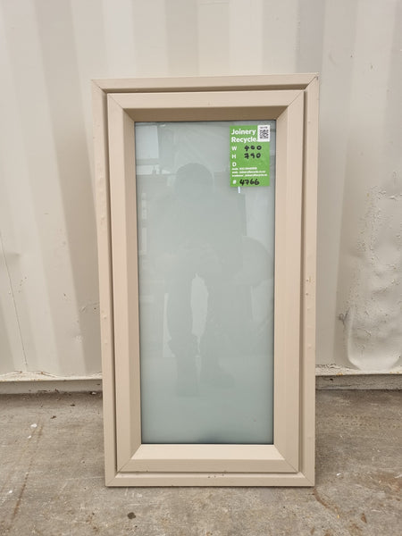 Aluminium Window Beige  400 W  x  790 H [#4766 SF] Joinery Recycle