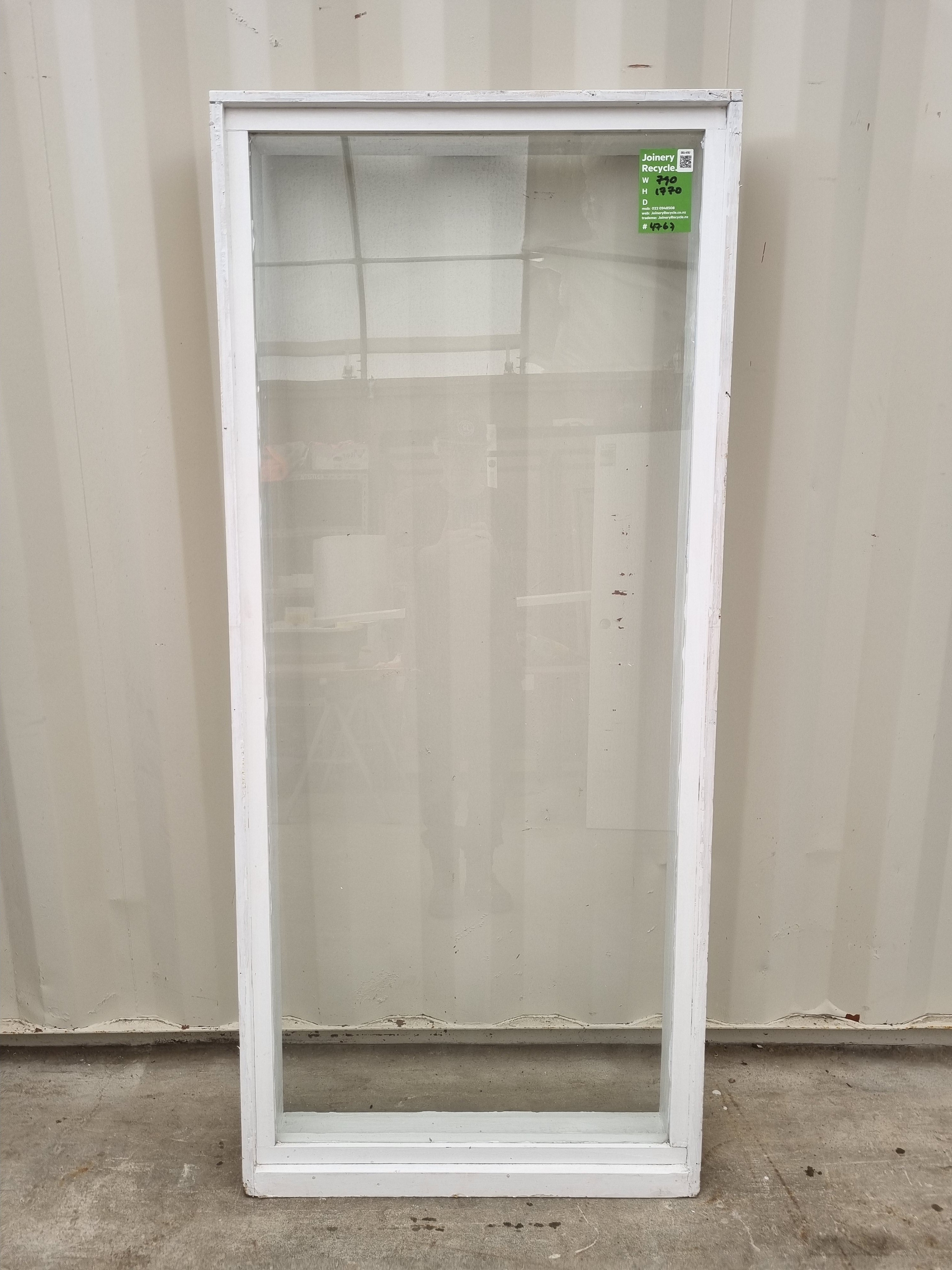 Wooden Window 790 W x  1770 H [#4767 SF] Joinery Recycle