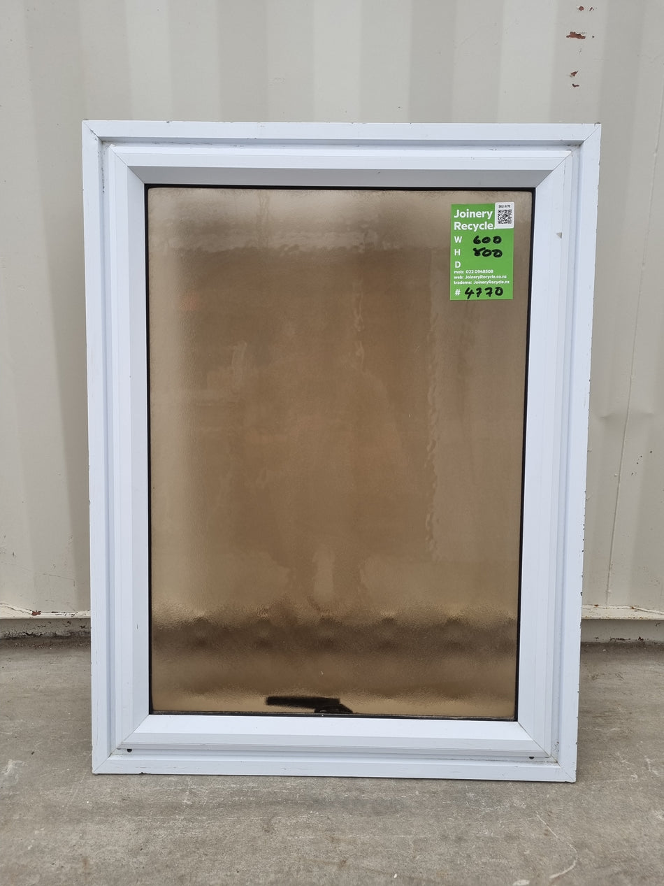 Aluminium Window White   600 W  x  800 H  [#4770 SF]