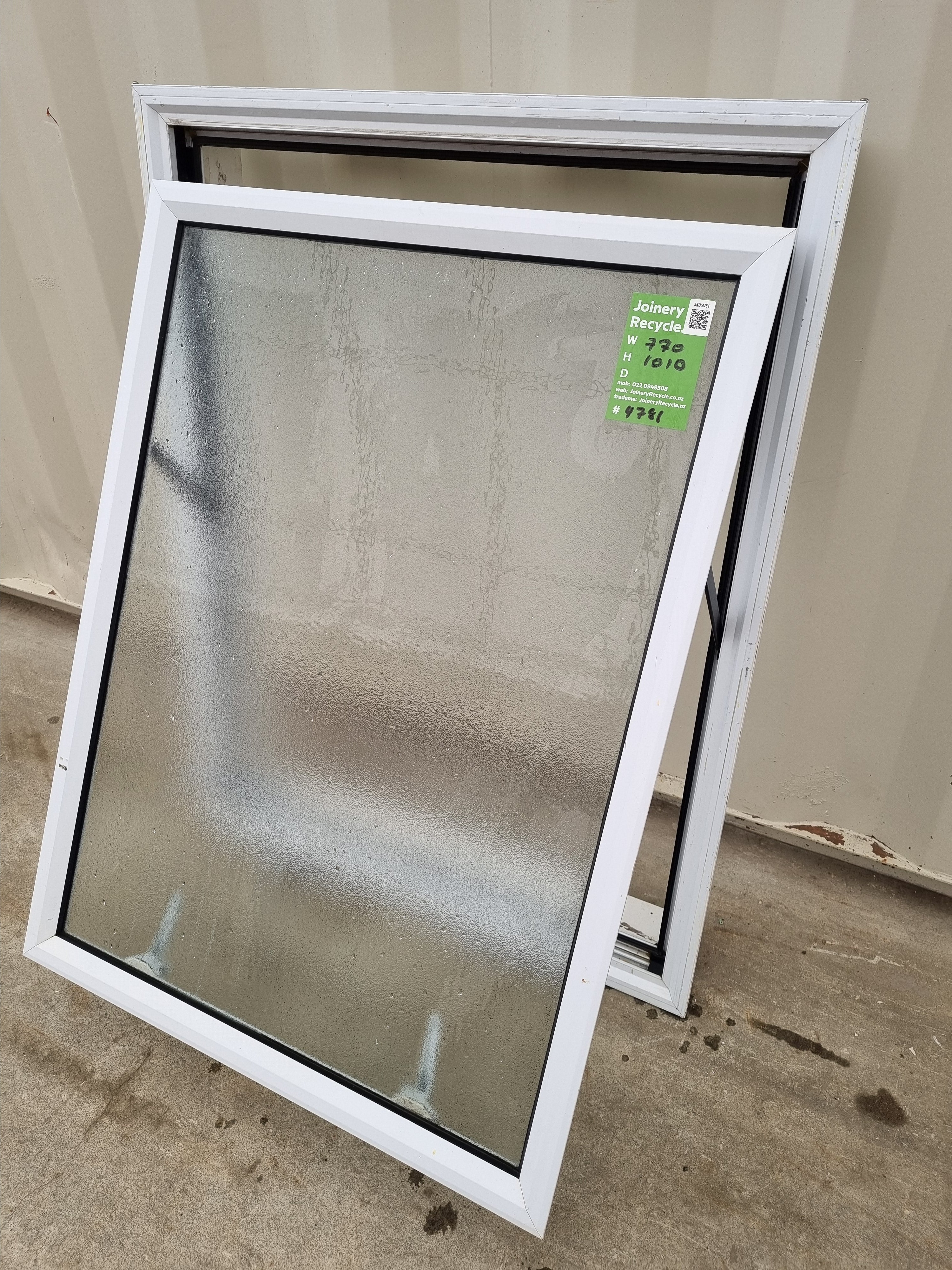White  BATHROOM Window 