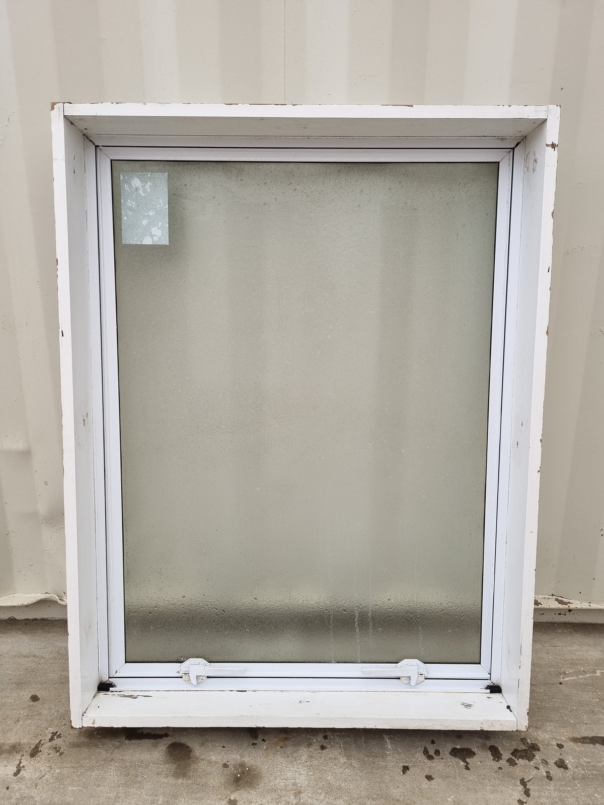 Aluminium BATHROOM Window White  770 W  x  1010 H Joinery Recycle
