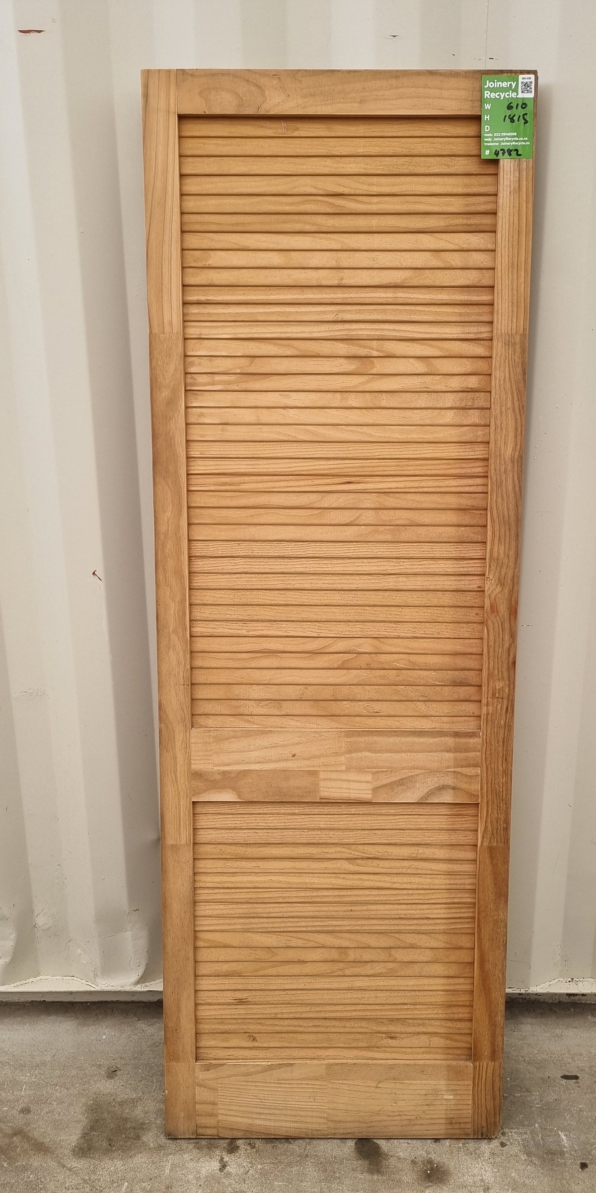 Cupboard Door- Faux Slat Style 