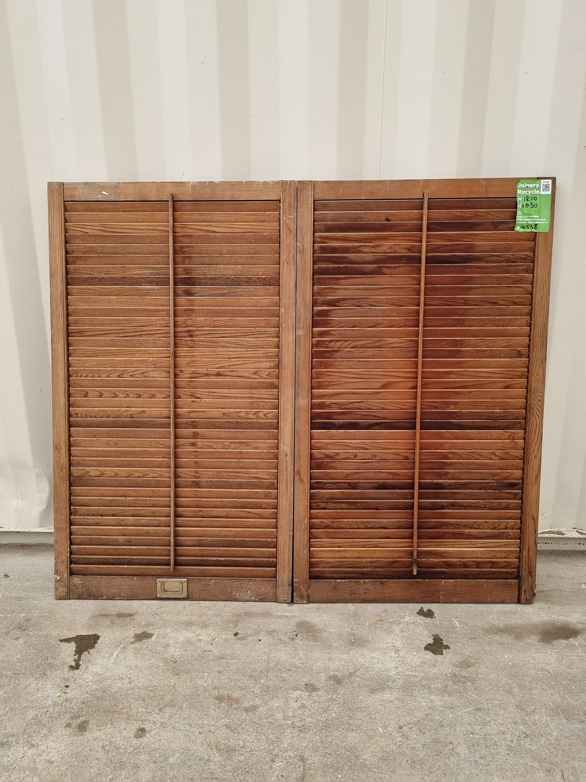 Wooden Shutters  1210 W x  1030 H