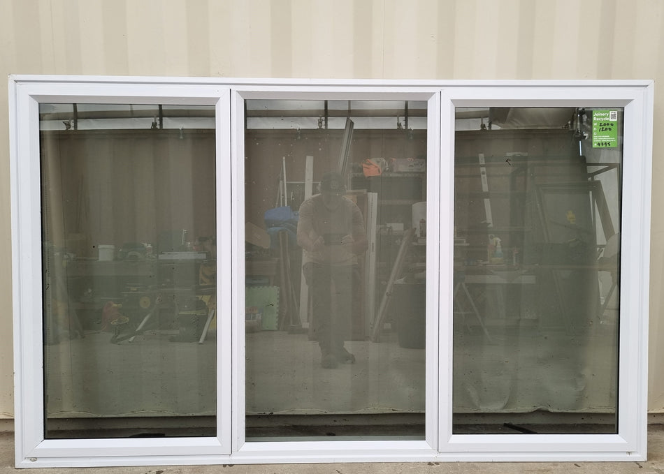 Aluminium Window White  2000 W  x  1200 H  [#4795 SF]