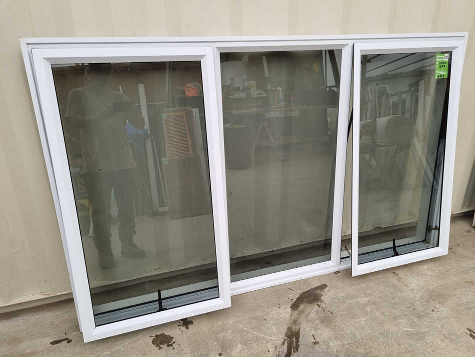 Aluminium Window White  2000 W  x  1200 H  [#4795 SF]