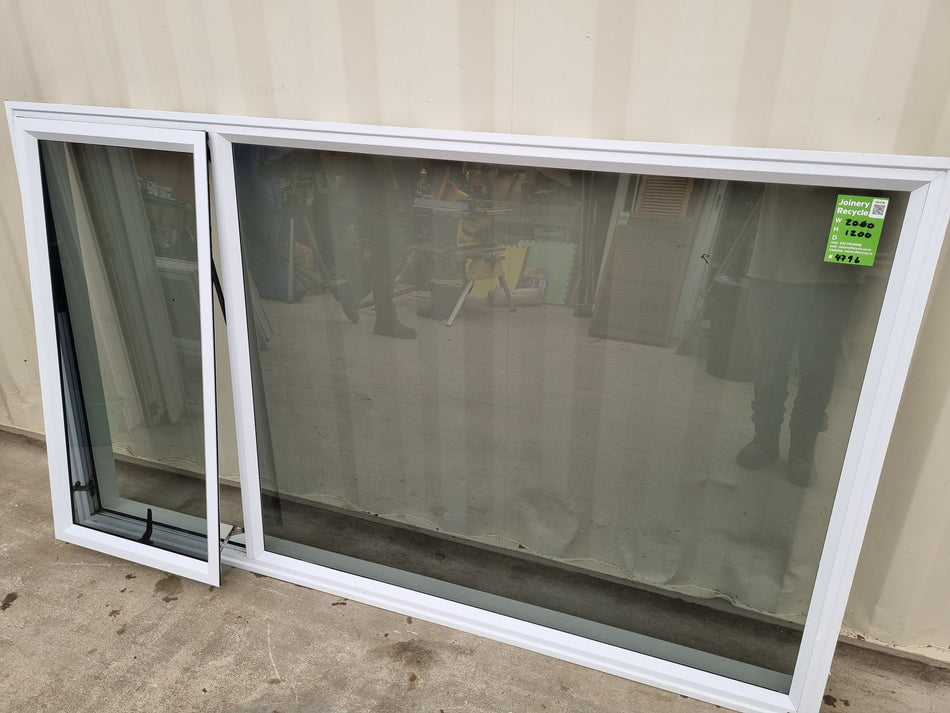 Aluminium Window White  2060 W  x  1200 H  [#4796 SF]