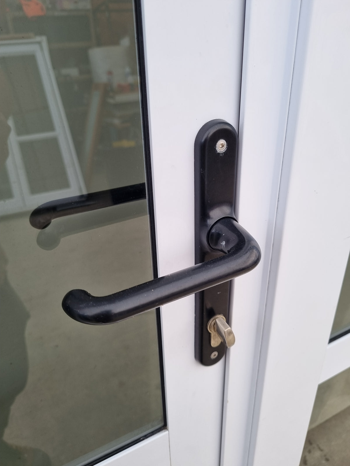 ENTRANCE Door Handle with internal latch - JoineryRecycle.co.nz