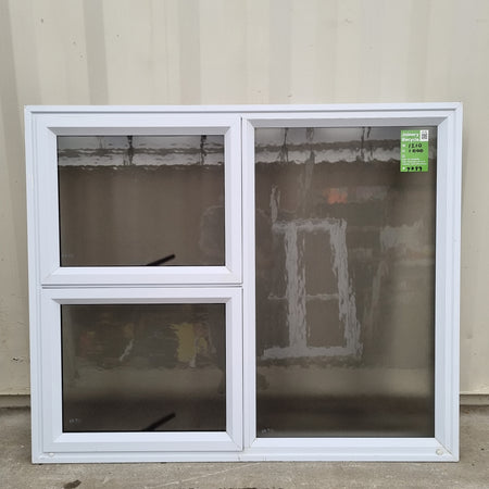 BATHROOM Window White 1210 mm  Wide x 1000 mm  High  [#4799 SF]