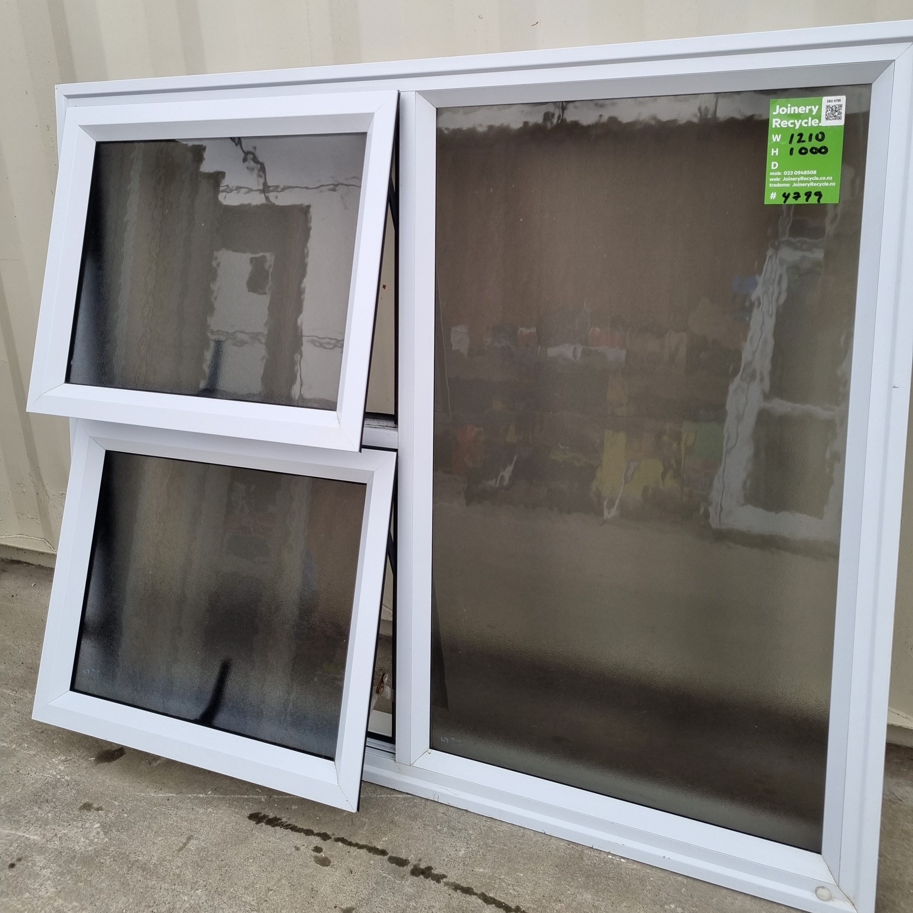 BATHROOM Window White 1210  W  x 1000  H  [#4799 SF]