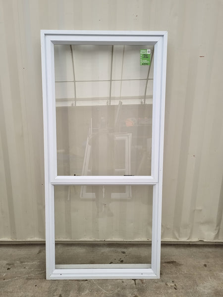 Aluminium Window White  920 W  x  1990 H  [#4802 SF] Exterior side
