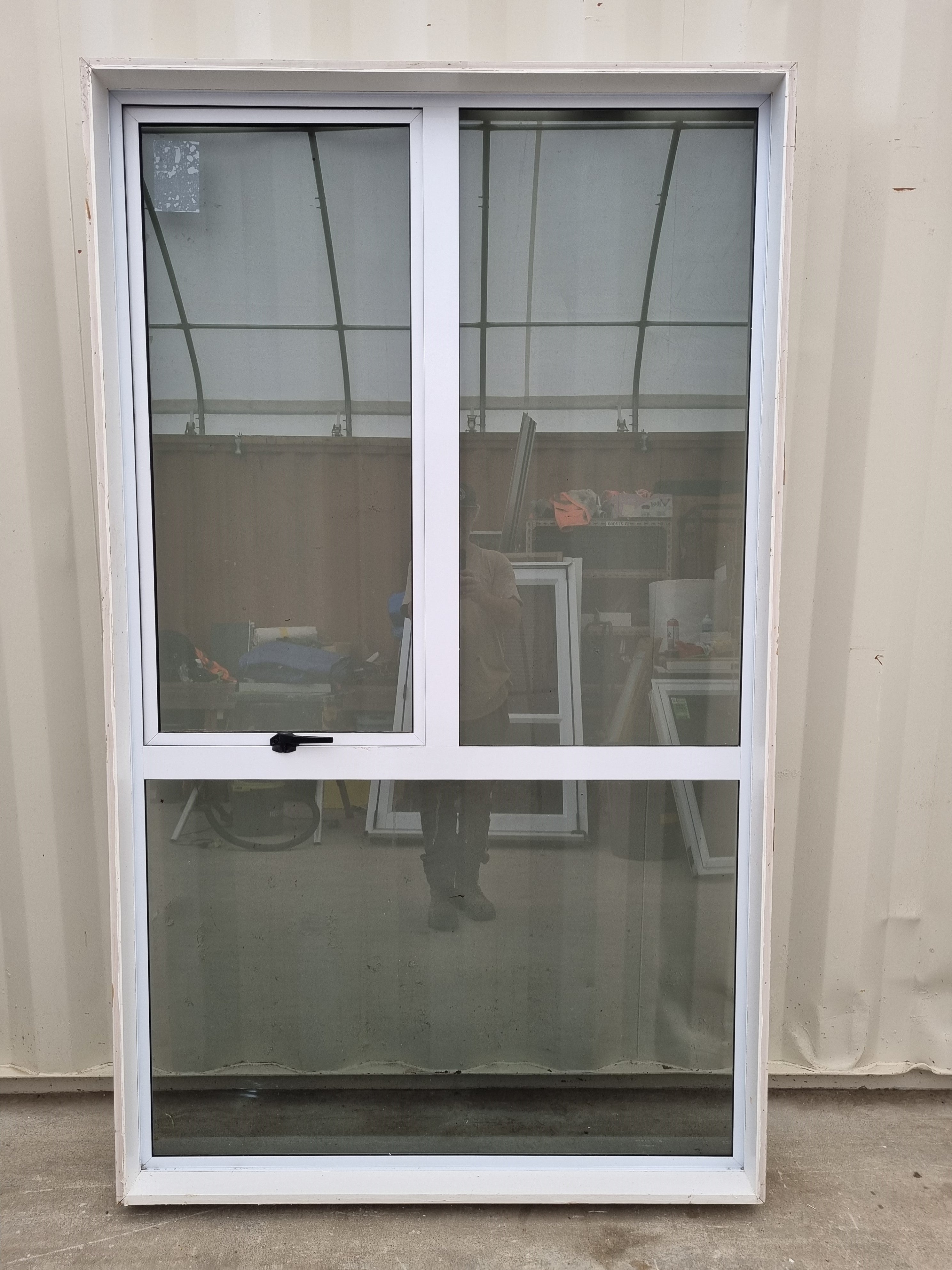 Aluminium Window White  1190 W  x  2000 H  [#4805 SF] interior view