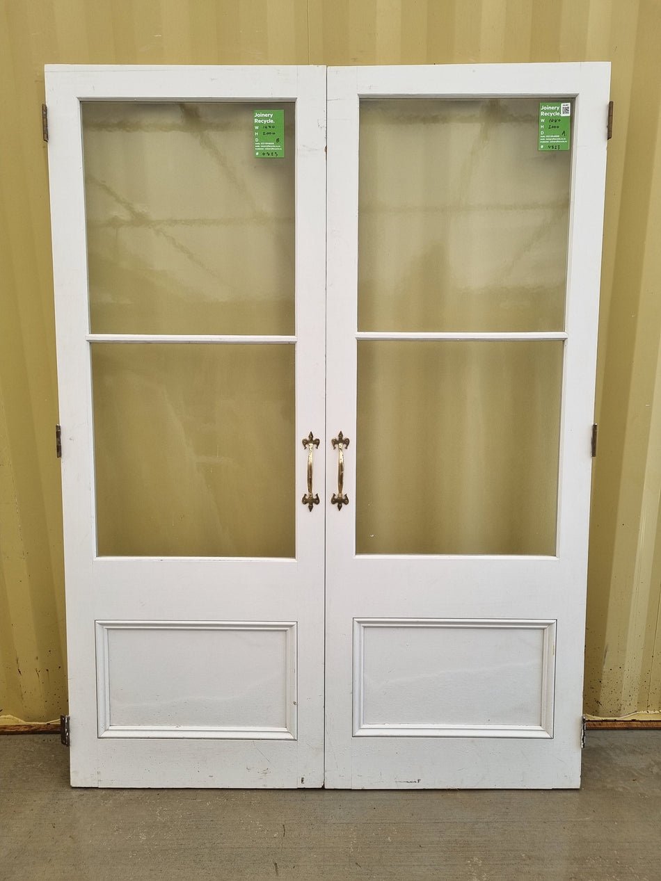 Wooden VILLA French Doors 1480 W x 2000 H [#4823  SF] Joinery Recycle