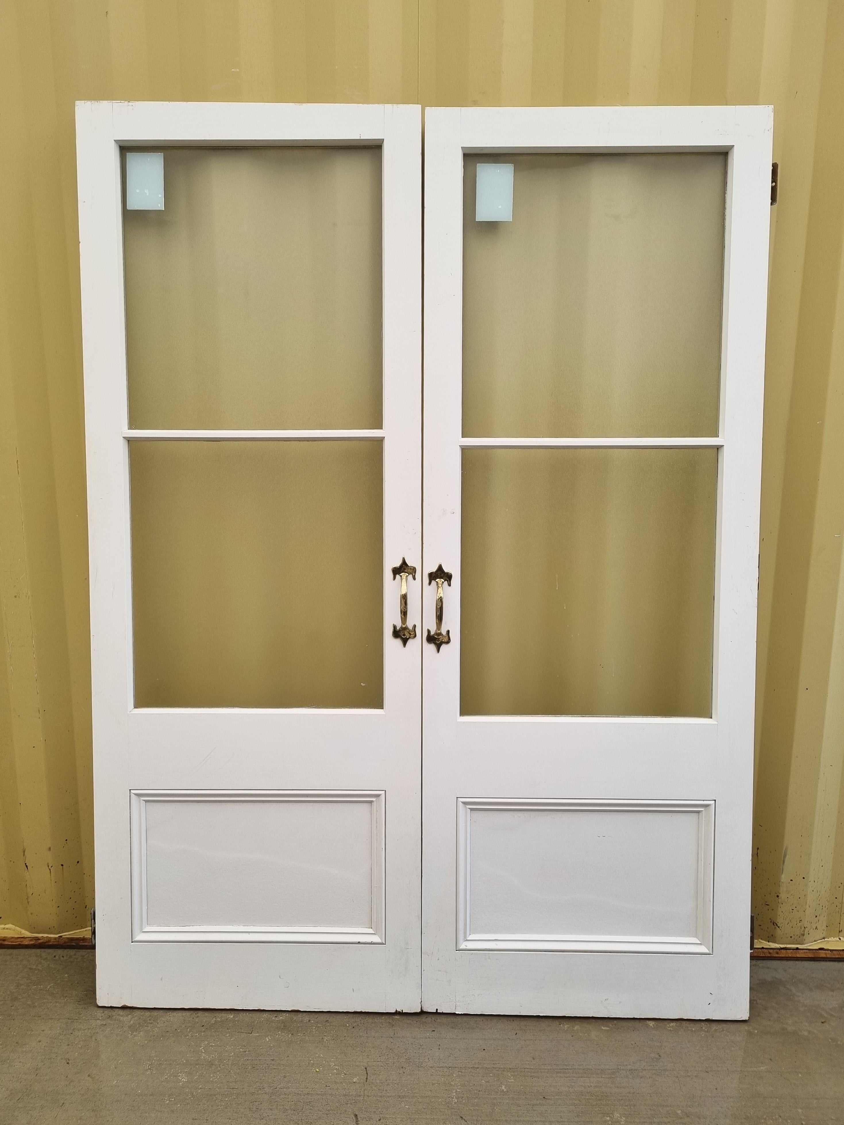 Wooden VILLA French Doors 1480 W x 2000 H [#4823  SF] Joinery Recycle