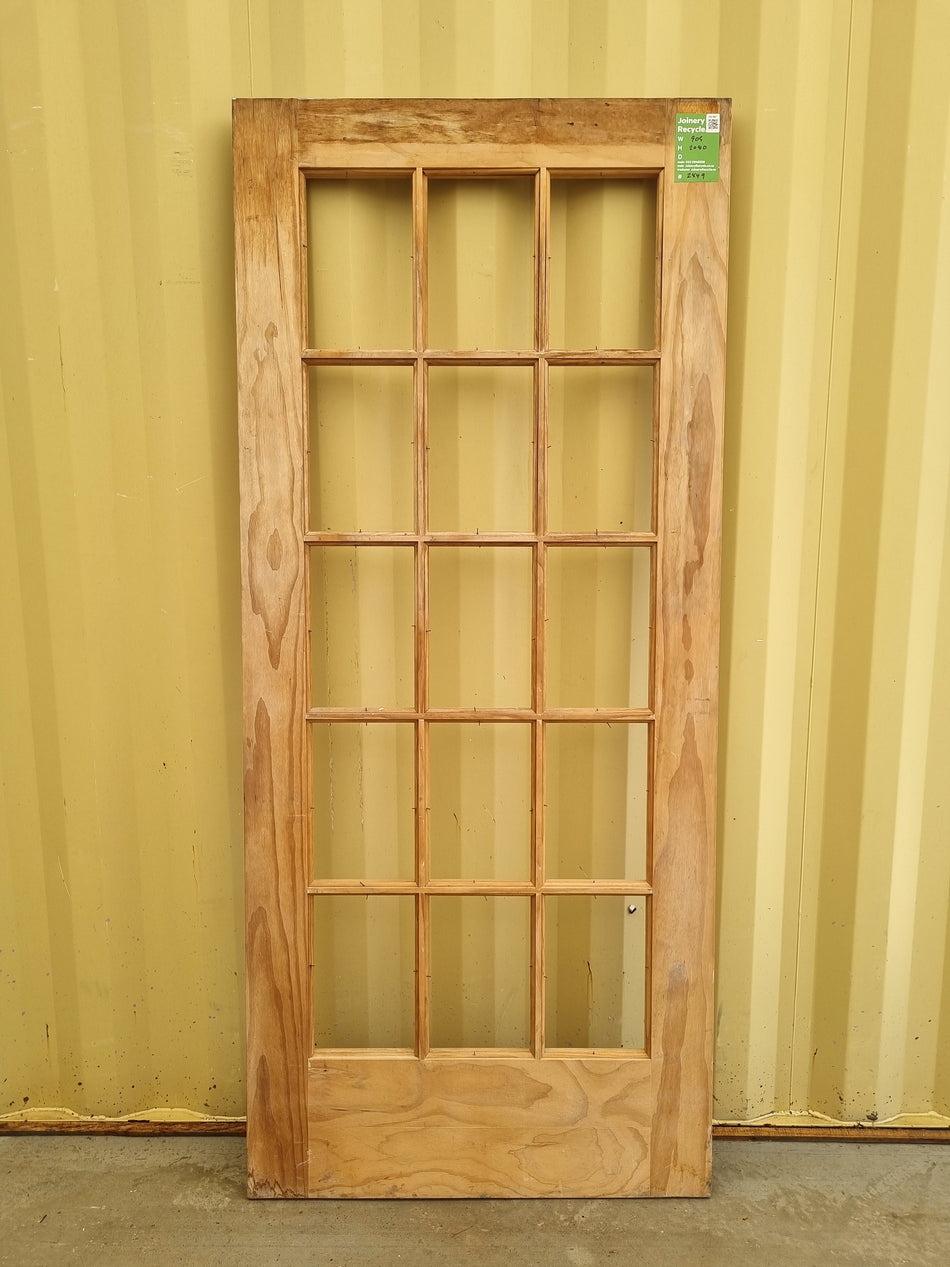 Colonial Wooden Single Door Leaf Unglazed  905 W x 2080 H [#2849]