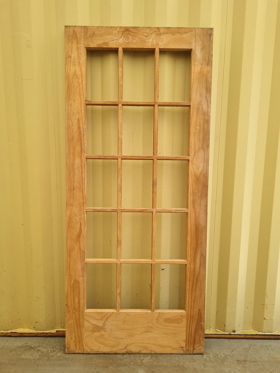 Colonial Wooden Single Door Leaf Unglazed  905 W x 2080 H [#2849]