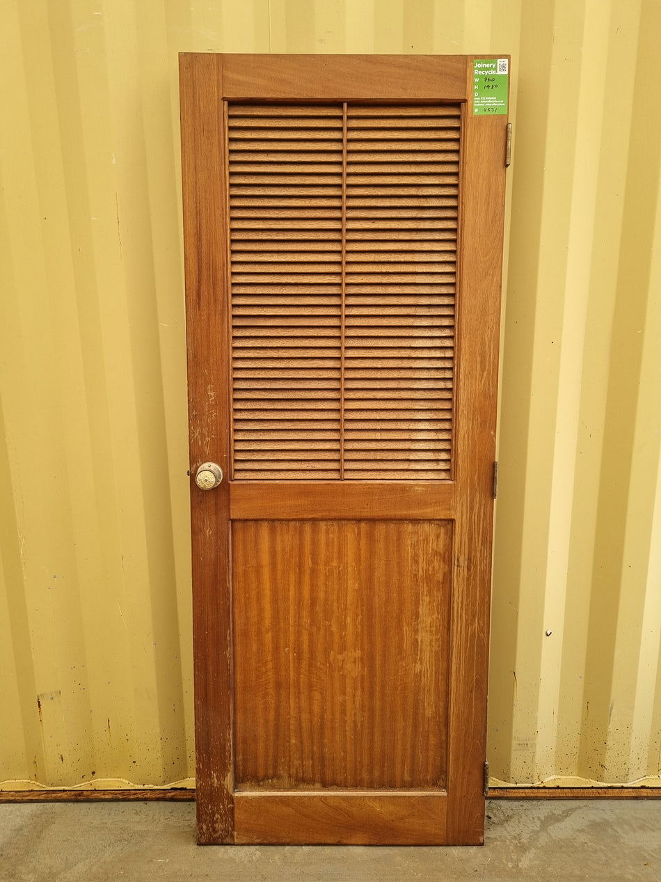 Slatted Wardrobe Door  760 W  x 1980 H [#4831]