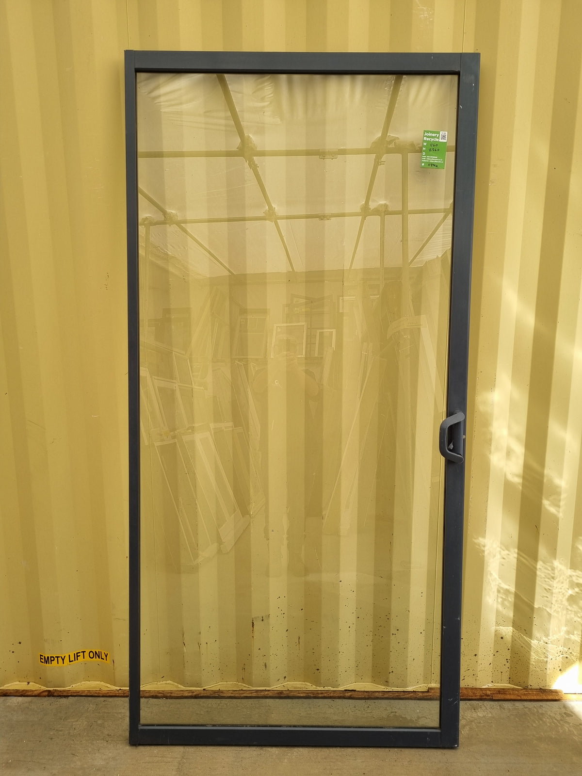 RANCH SLIDER Door Leaf Blue 1160 W x 2360 H [#4840] - Joinery Recycle