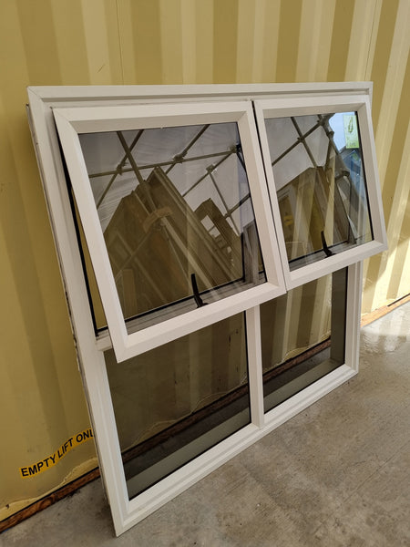 Aluminium Window Offwhite 1209 W x1200 H   [#2998] Joinery Recycle