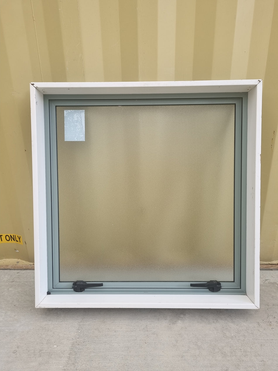 Aluminium Window Green 800 W  x 800 H [#4849]
