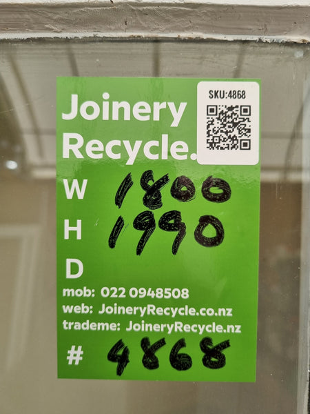 Wooden French Doors  1800 W  x 1990 H [#4868  SF] Joinery Recycle