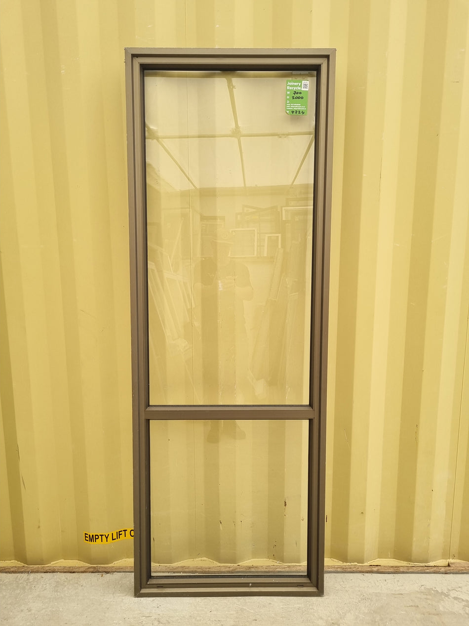 Aluminium Window Brown 700 W  x 2000 H [#4724 SF] exterior