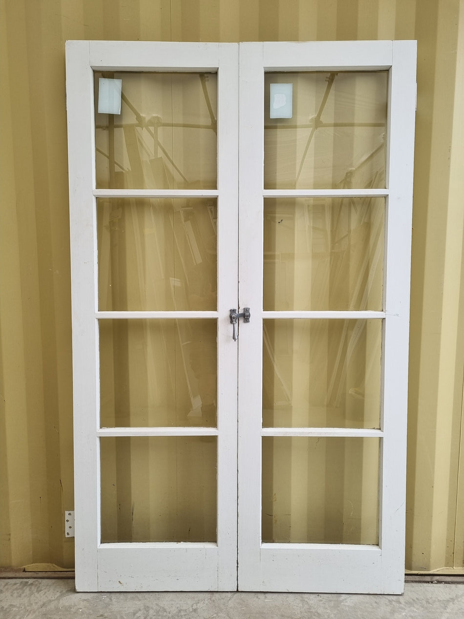1960s Era Wooden French Doors  1210 W  x  1970 H [#2136 SF]