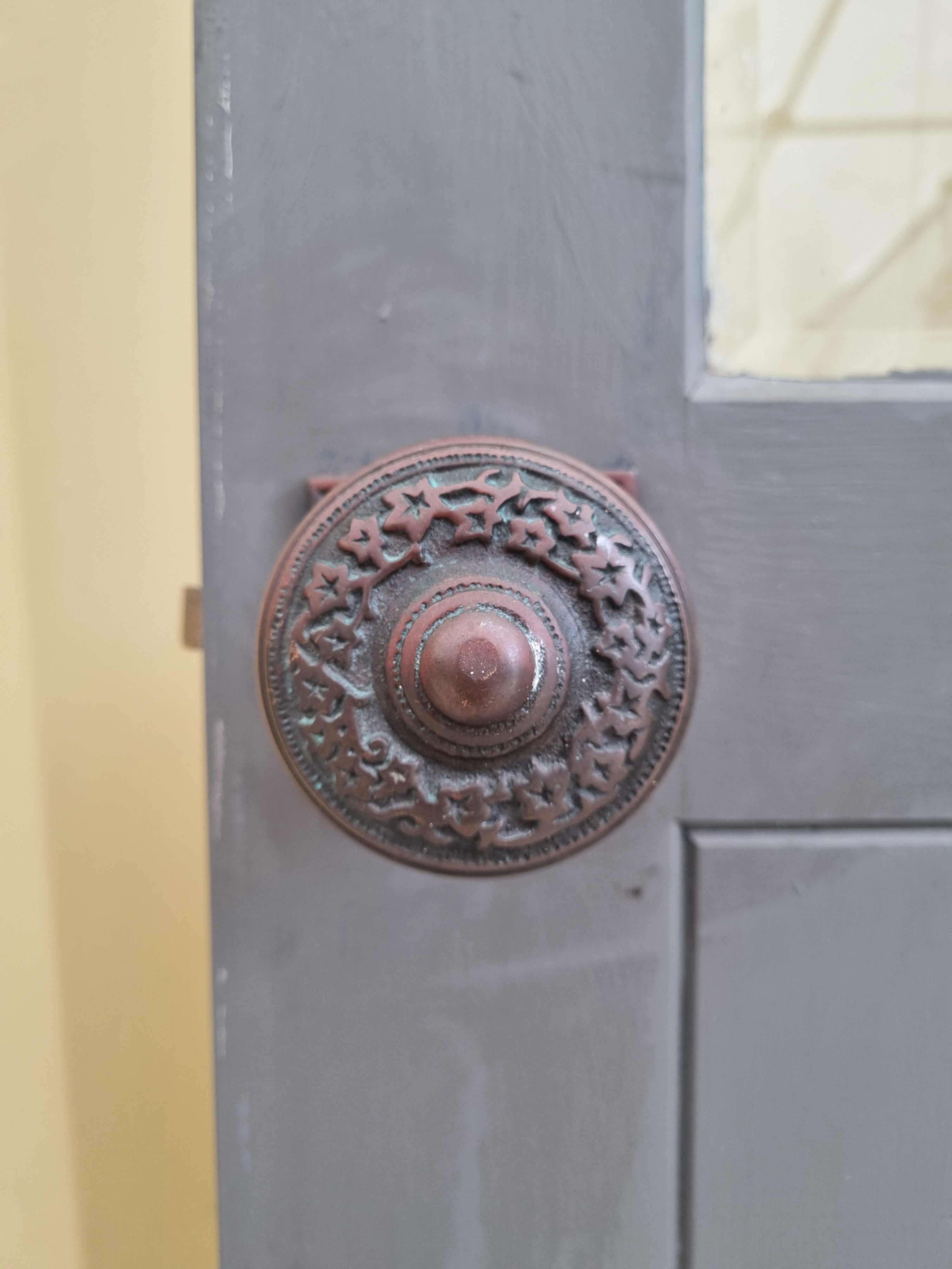 ELEGANT Wood and Glass ENTRANCE Door 930 W x 2130 H [#4904  SF] Joinery Recycle