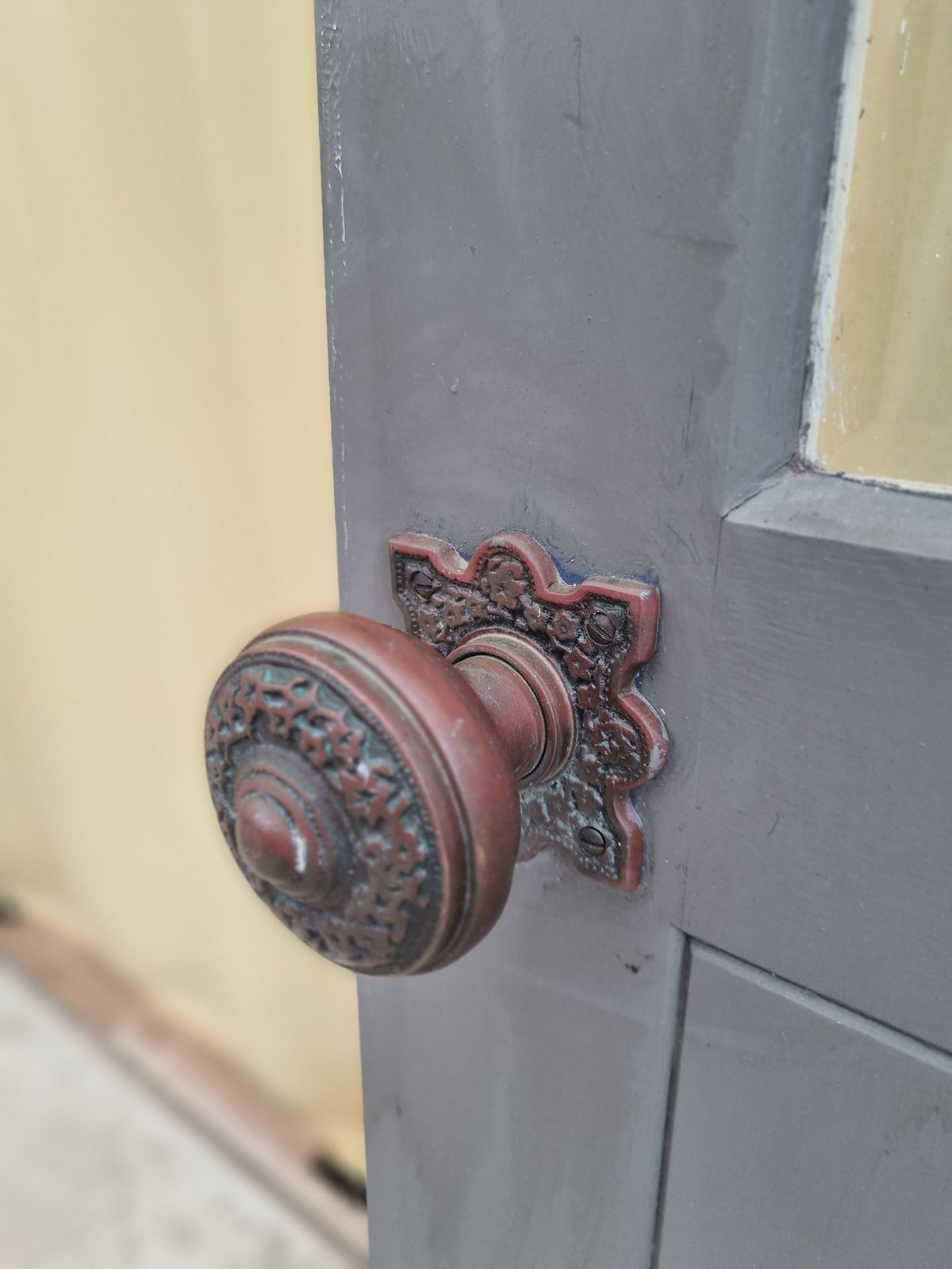 ELEGANT Wood and Glass ENTRANCE Door 930 W x 2130 H [#4904  SF] Joinery Recycle