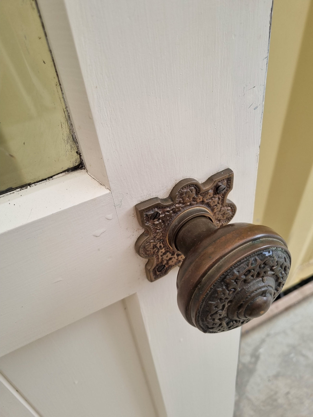 ELEGANT Wood and Glass ENTRANCE Door 930 W x 2130 H [#4904  SF] Joinery Recycle