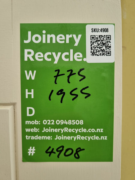 Internal Wooden Door   775 W  x  1955 H  [#4908 SF] Joinery Recycle