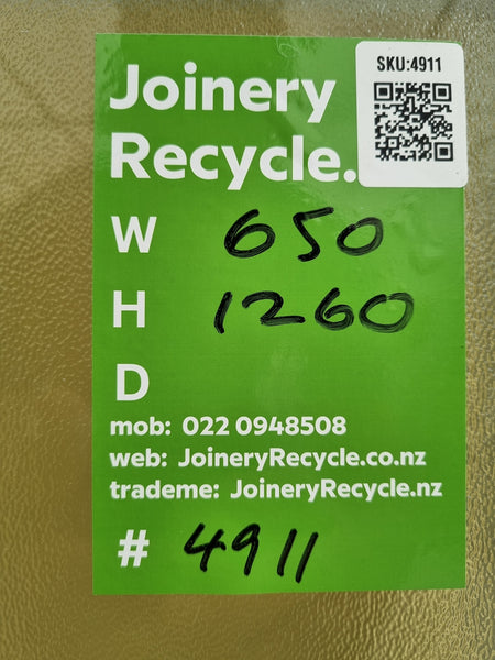 Wooden Window 650 W x  1260 H [#4911 SF] Joinery Recycle