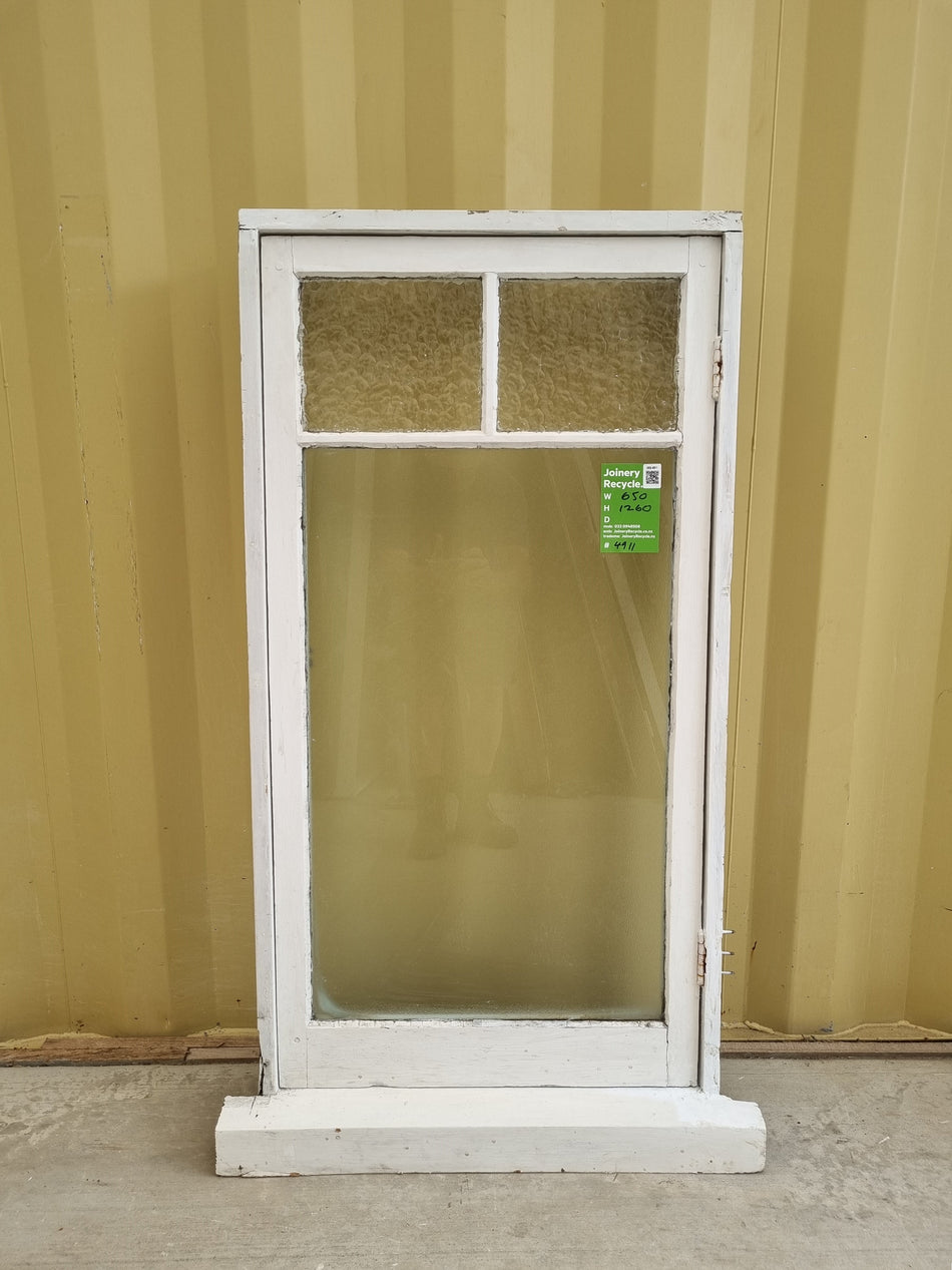 Wooden Window 650 W x  1260 H [#4911 SF] Joinery Recycle