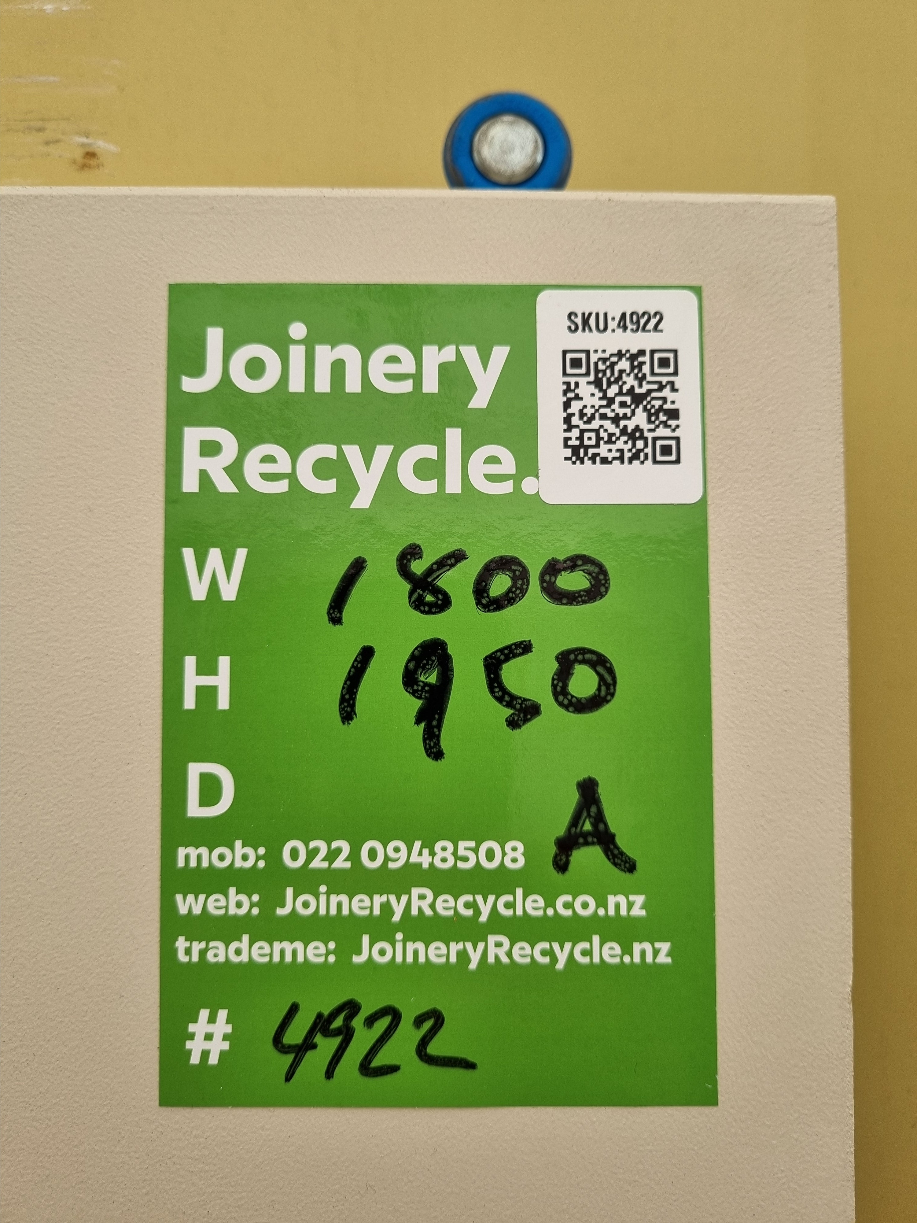 Double Set Sliding Doors 1800 W  x  1950 H [#4922 SF] Joinery Recycle