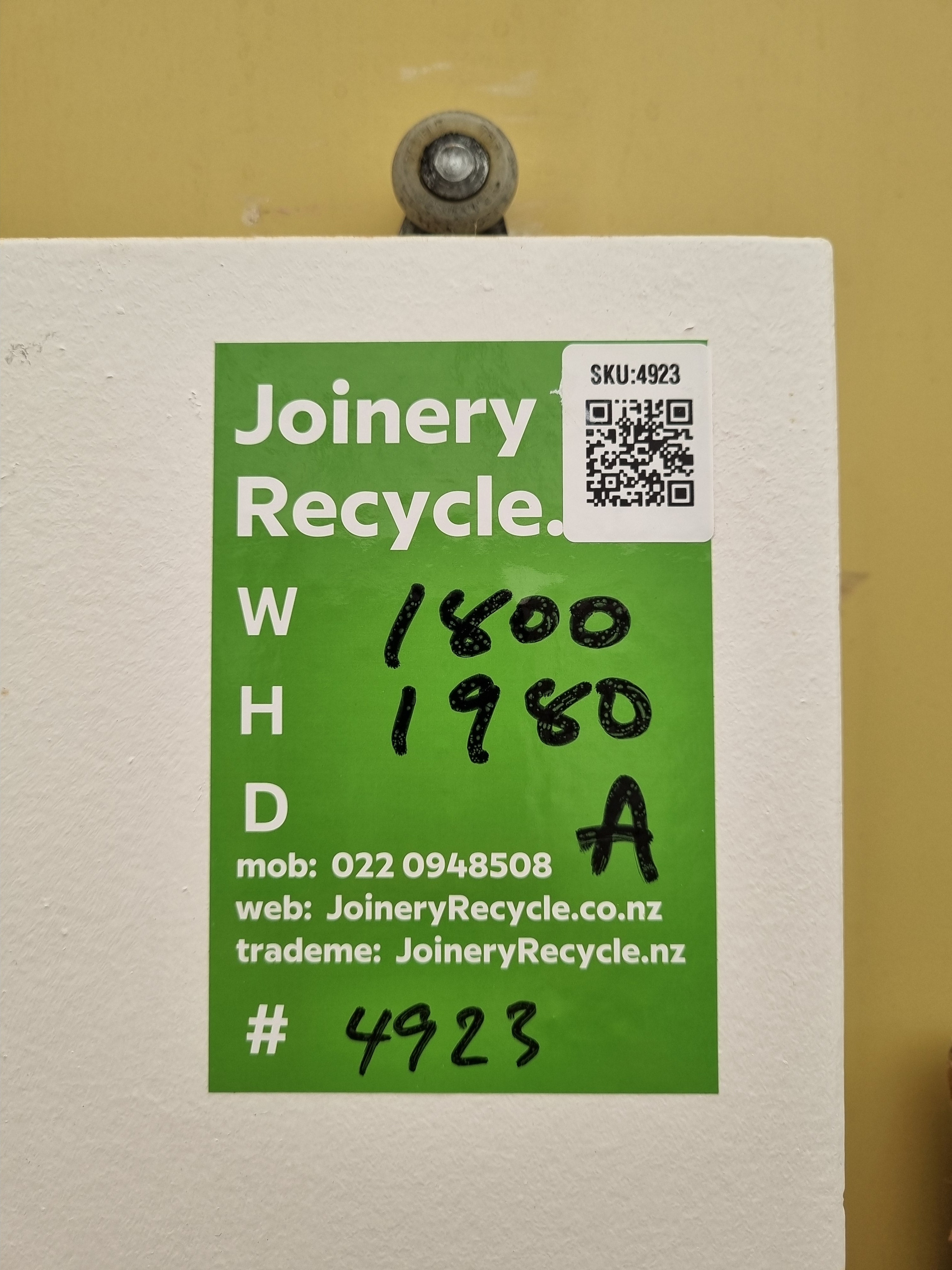 Double Set Sliding Doors 1800 W  x  1980 H [#4923 SF] Joinery Recycle