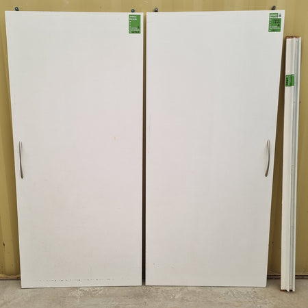 Double Set Sliding Doors 1800 W  x  1980 H [#4923 SF] FRONT VIEW