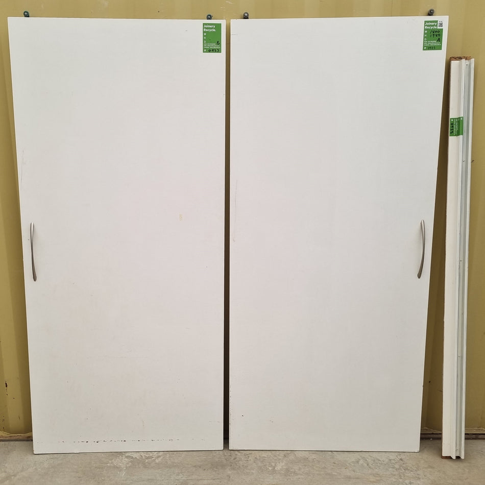 Double Set Sliding Doors 1800 W  x  1980 H [#4923 SF] FRONT VIEW