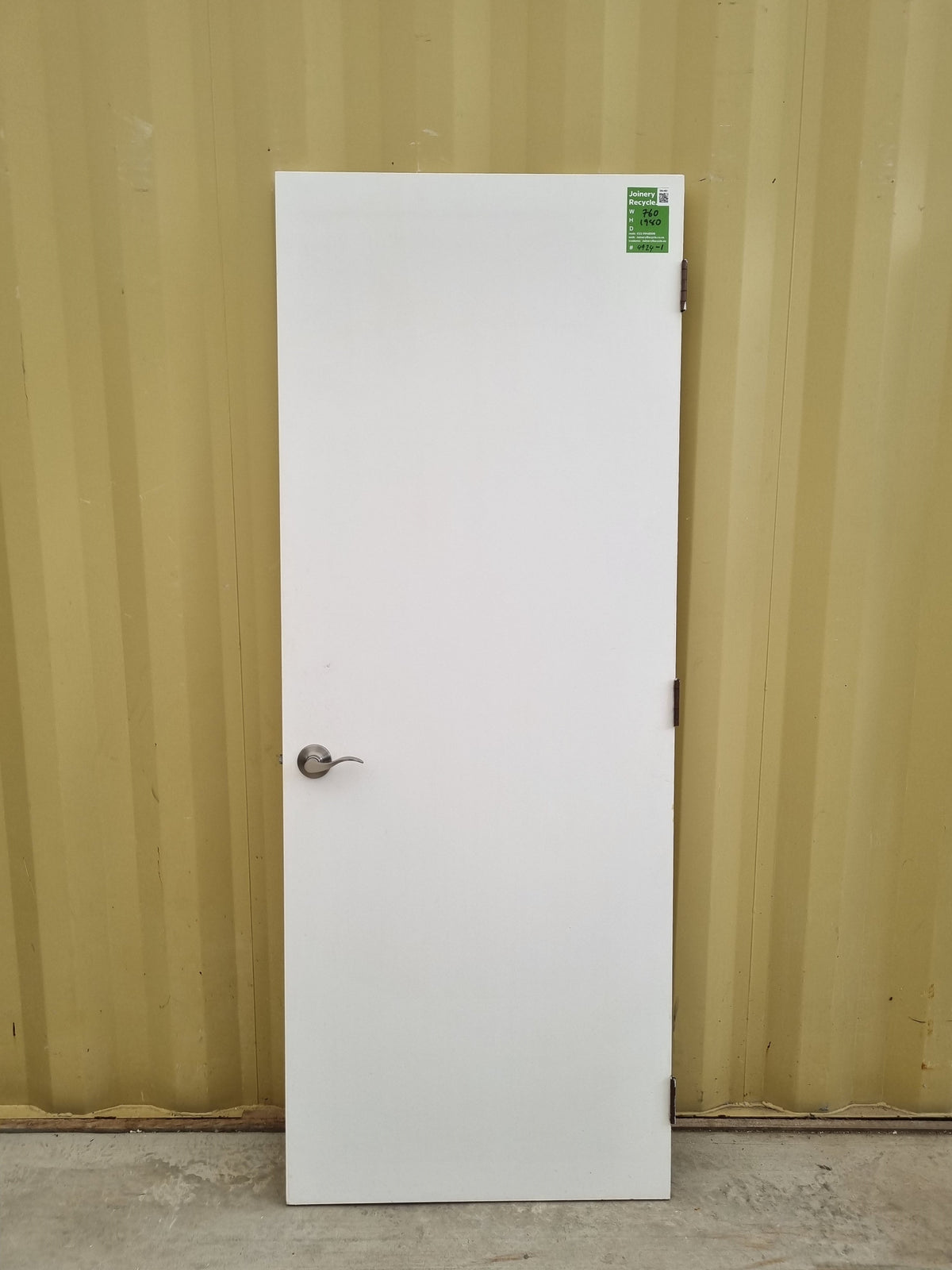 Internal Bedroom / Hallway Door  760  W  x  1980 H  [#4924-1 SF] Joinery Recycle