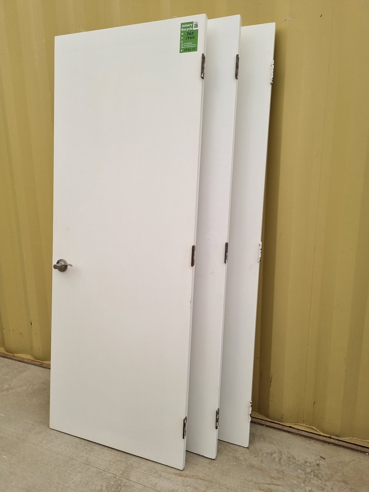 Internal Bedroom / Hallway Door  760  W  x  1980 H  [#4924-1 SF] Joinery Recycle