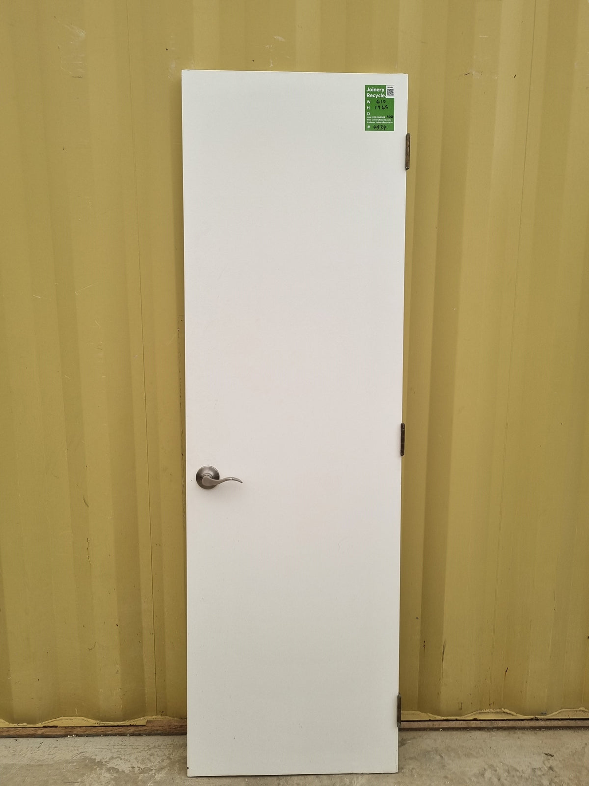 Internal Hollow Core Door   610 W  x  1965 H  [#4934 SF] Joinery Recycle