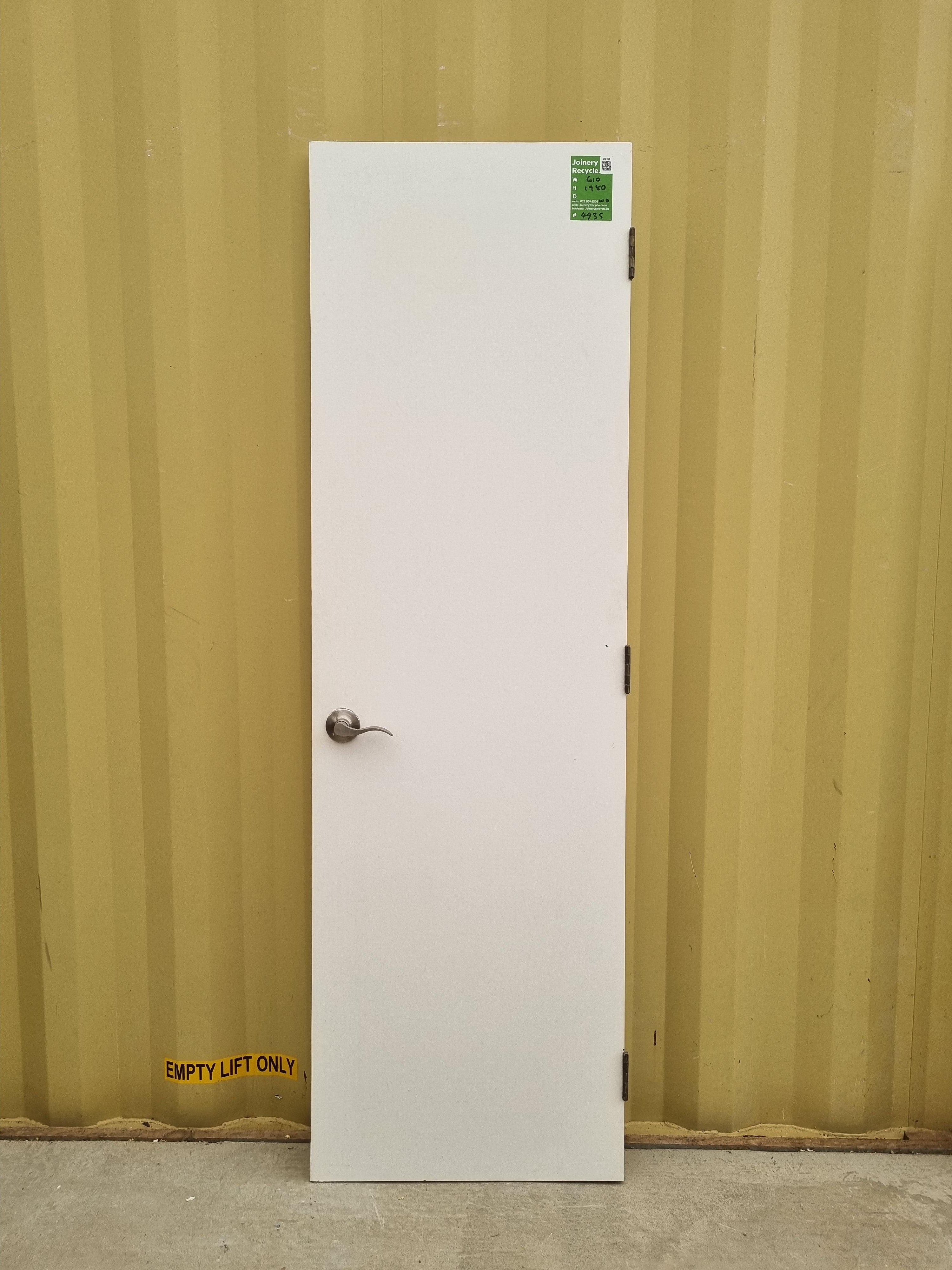 Internal Hollow Core Door  610  W  x  1980 H  [#4935 SF] Joinery Recycle