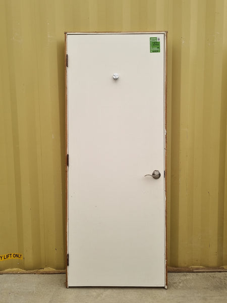 framed internal wooden door