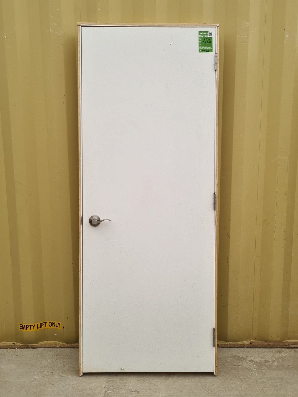 framed internal wooden door