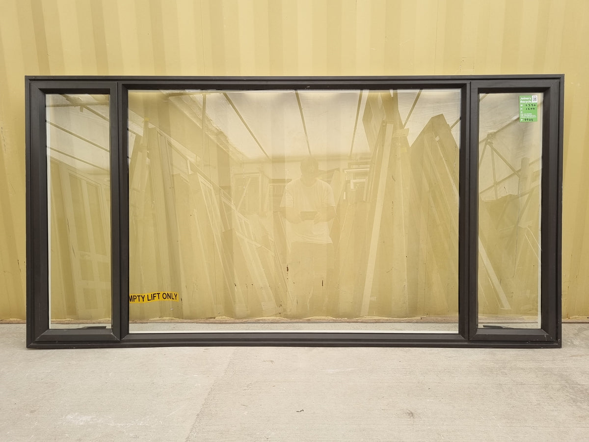 Aluminium Window Ironsand 2390 W  x 1200 H [#4944 SF] Exterior View