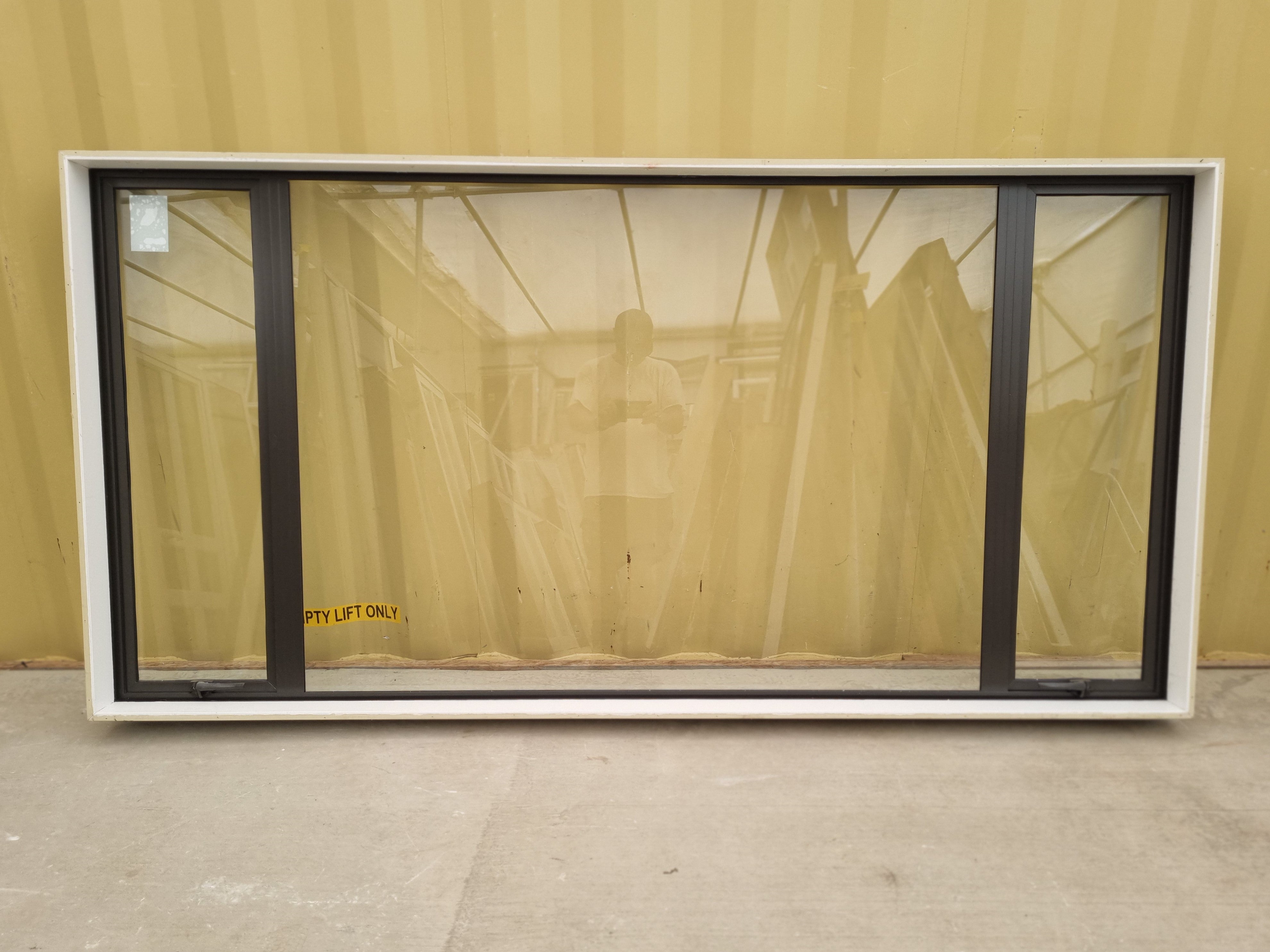 Aluminium Window Ironsand 2390 W  x 1200 H [#4944 SF] Interior View